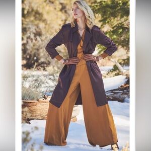 Silk95Five Kensington Trench Charmeuse size medium